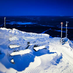 Finland ski slope